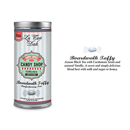 La Tea Dah Candy Shop Teas - Boardwalk Taffy Tea - Assam Black T