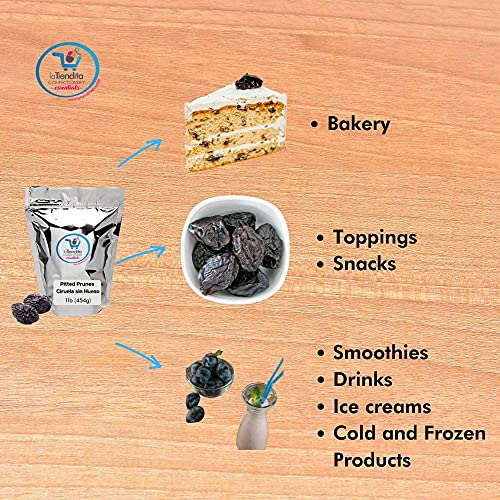 La Tiendita Essentials Pitted Prunes reseable bag 1 lb- Dired ...