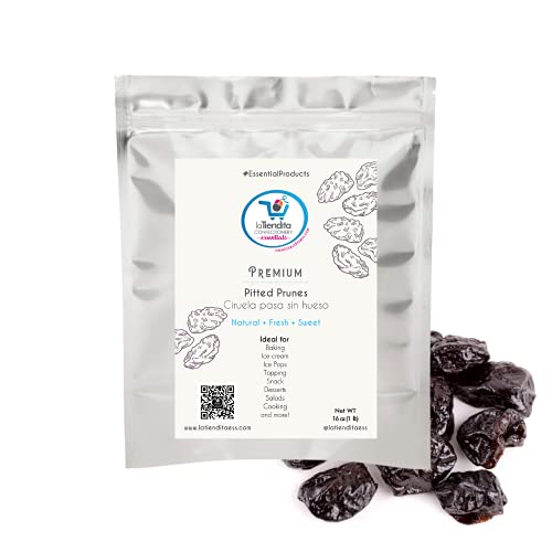 La Tiendita Essentials Pitted Prunes reseable bag 1 lb- Dired ...