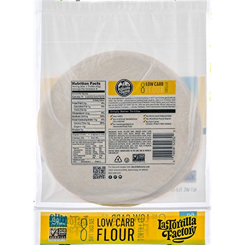 La Tortilla Factory Tortilla Flour 8Ct Lowcrb