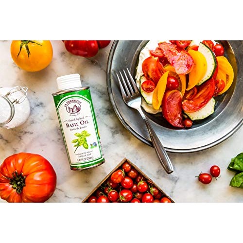 La Tourangelle, Basil Infused Sunflower Oil, 8.5 Fl Oz Packagin