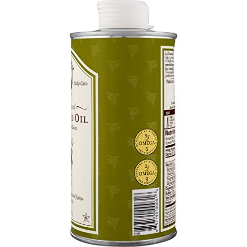 La Tourangelle Grapeseed Oil 16.9 Fl Oz, All-Natural, Artisanal,