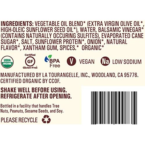 La Tourangelle Organic Classic Balsamic Vinaigrette, 8.45 Fl. Oz