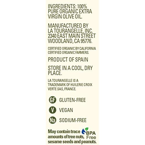 La Tourangelle, Organic Extra Virgin Olive Oil, 16.9 Fl Oz