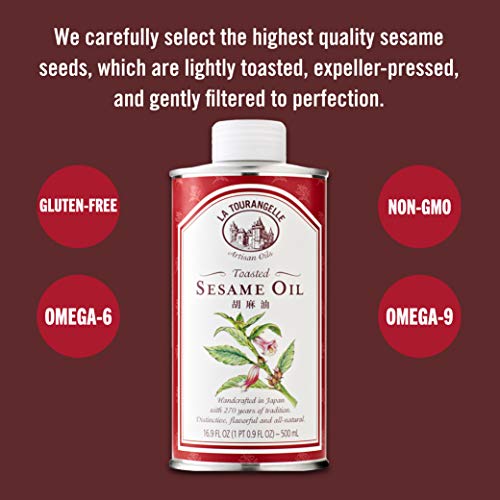 La Tourangelle, Toasted Sesame Oil, 8.45 Ounce Packaging May Vary