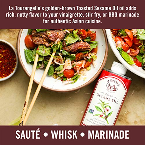 La Tourangelle Toasted Sesame Oil – Rich, Deep, Delicious Flavor