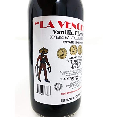 La Vencedora Mexican Vanilla Flavoring Extract 31Oz - 1L For 1 G