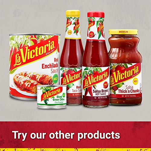 La Victoria Fire Roasted Diced Green Chiles Mild, 4 Ounce Pack