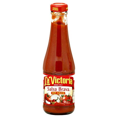 La Victoria Salsa, Brava, Hot, 8-Ounce Pack Of 6