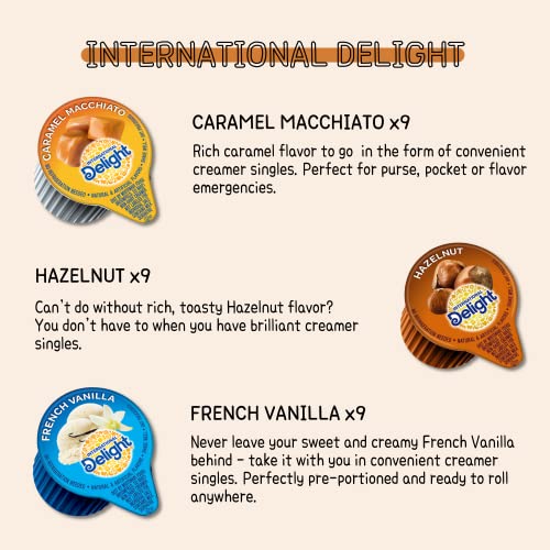 Coffee Creamer Single Variety, 54 Count, 6 Flavor Varieties, Nes