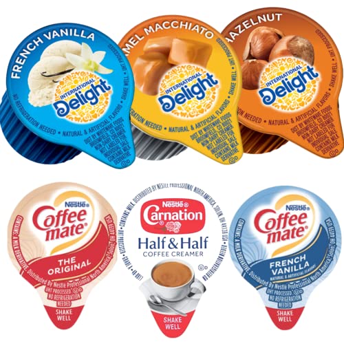 Coffee Creamer Single Variety, 54 Count, 6 Flavor Varieties, Nes
