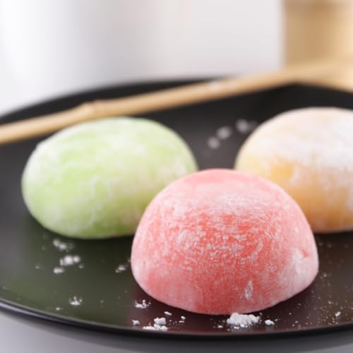 Japanese Rice Cake Mochi Daifuku – 4 Variety Pack of Red Bean, S...