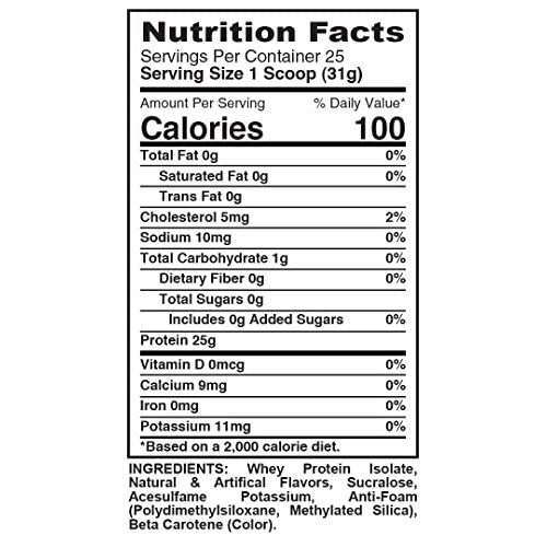 Lab Nutrition Gol Advance Clear Isolate Protein, 100% Whey Prote