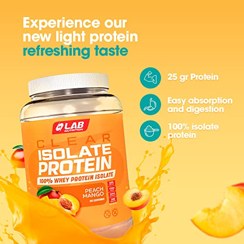 Lab Nutrition Gol Advance Clear Isolate Protein, 100% Whey Prote