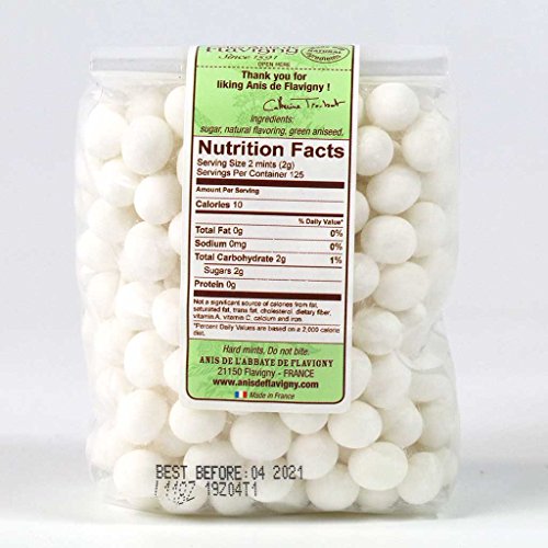 Labbaye De Flavigny Anise Drops - French Hard Candy - Large Bag