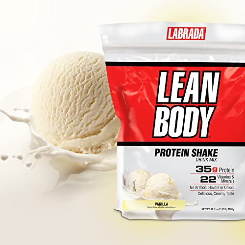 Labrada Nutrition Lean Body Hi-Protein Meal Replacement Shake, V...