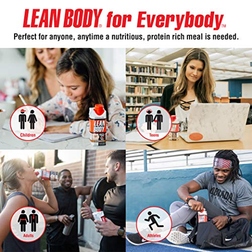 Lean Body Ready-to-Drink Banana Protein Shake, 40g Protein, Whey...