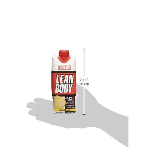 Lean Body Ready-to-Drink Banana Protein Shake, 40g Protein, Whey...