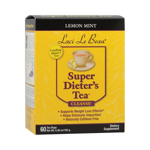 Lemon Mint Variety Of Laci Le Beau Laci Super Dieters Tea, 60 C