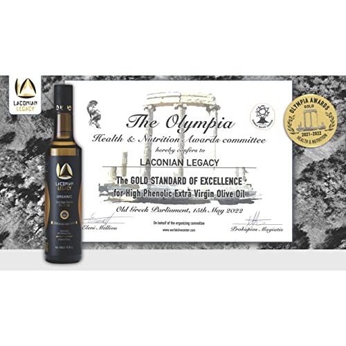 Laconian Legacy Family Estate Extra Virgin Greek Olive Oil 2019