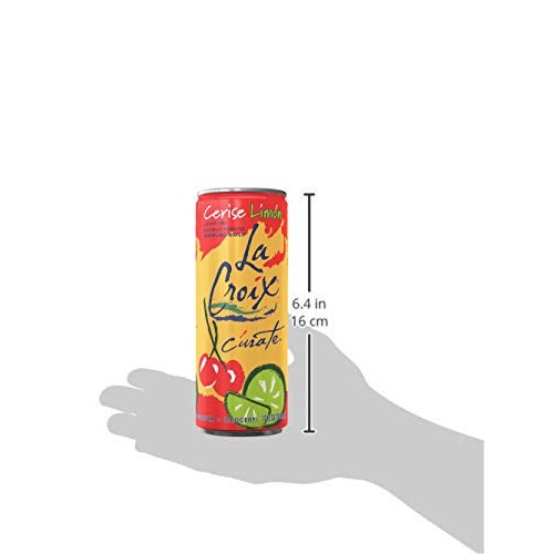 Lacroix Cúrate Cerise Limon Sparkling Water, Cherry Lime, 12Oz S