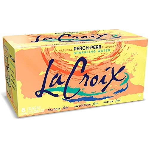 Lacroix, Sparkling Water, Peach-Pear, 12 Fl Oz Pack Of 8