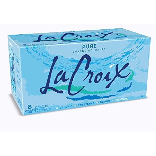 Lacroix, Sparkling Water, Pure, 12 Oz Pack Of 8