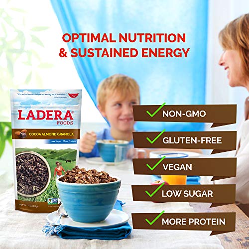 Ladera Foods Granola, Cocoa Almond, 11 Ounce