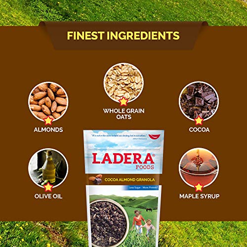 Ladera Foods Granola, Cocoa Almond, 11 Ounce
