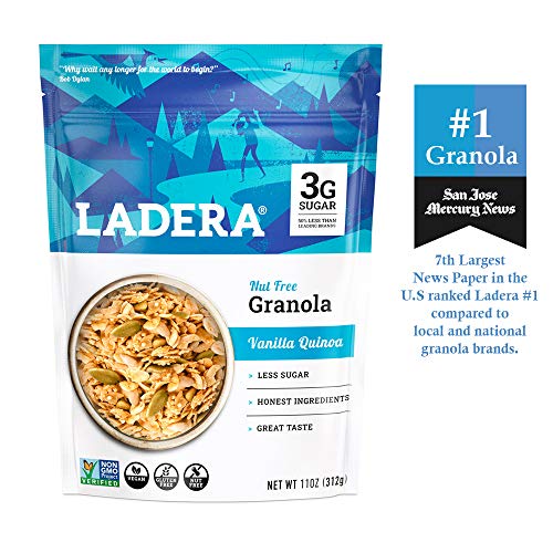 Ladera Granola | Vanilla Quinoa Granola | Low Sugar | Gluten Fre...