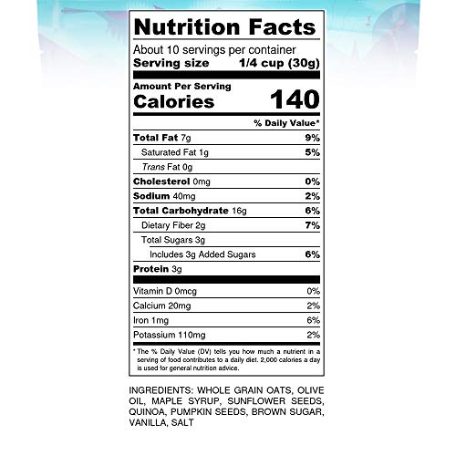 Ladera Granola | Vanilla Quinoa Granola | Low Sugar | Gluten Fre...