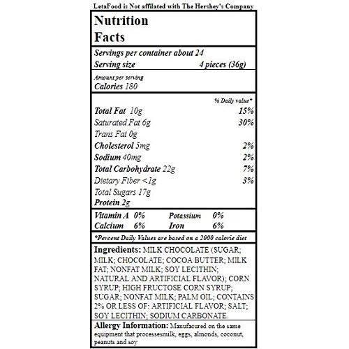 Easter Chocolate Candy Assortment - Kisses Caramel, Hersheys Mi