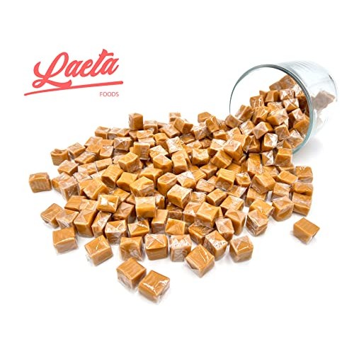 Laetafood Classic Chewy Caramel Squares Candy, Individually Wrap