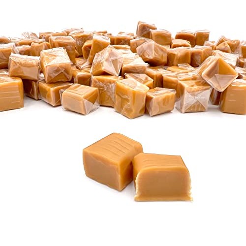 Laetafood Classic Chewy Caramel Squares Candy, Individually Wrap