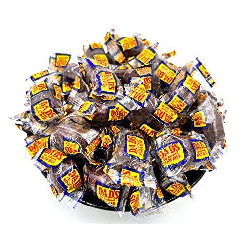 LaetaFood Dads Root Beer Barrels Hard Candy, Old Fashioned Cand...