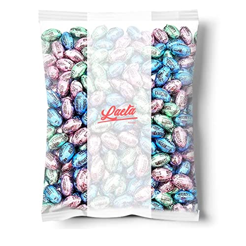 LaetaFood HERSHEYS Easter Milk Chocolate Eggs Candy, Blue Green...