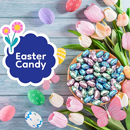 LaetaFood HERSHEYS Easter Milk Chocolate Eggs Candy, Blue Green...