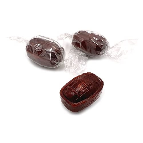 LaetaFood Root Beer Barrels Old Fashioned Hard Candy Bulk 1 Pou...
