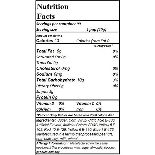 Laetafood Tiger Lollipops Original Assorted Pops Suckers Fruit F