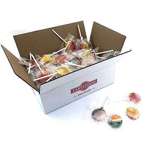 Laetafood Tiger Lollipops Original Assorted Pops Suckers Fruit F