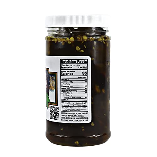 Laffittes Sweet Candied Jalapeno Pepper Slices 12 Ounce Jar 2 P...