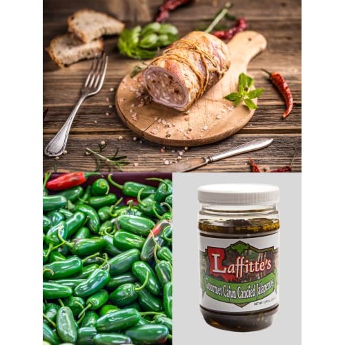 Laffittes Sweet Candied Jalapeno Pepper Slices 12 Ounce Jar 2 P...