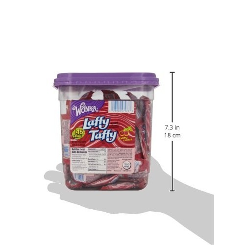 Laffy Taffy Candy Jar, Cherry, 145 Count