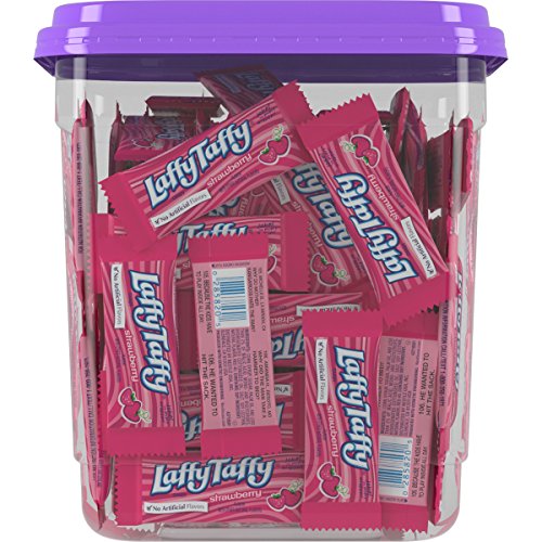 Laffy Taffy Candy Jar, Strawberry, 145Count