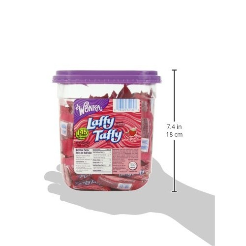 Laffy Taffy Candy Jar, Strawberry, 145Count