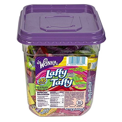 Nestlé 48749 Wonka Assorted Flavor Laffy Taffy, 3.08Lb, 145 Wrap