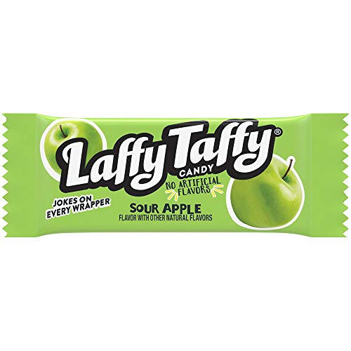 Wonka Laffy Taffy Jar, Sour Apple, 145-Count