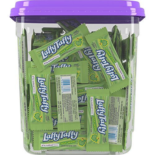 Wonka Laffy Taffy Jar, Sour Apple, 145-Count
