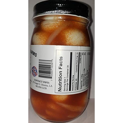 Authentic Cajun Spicy Pickled Quail Eggs