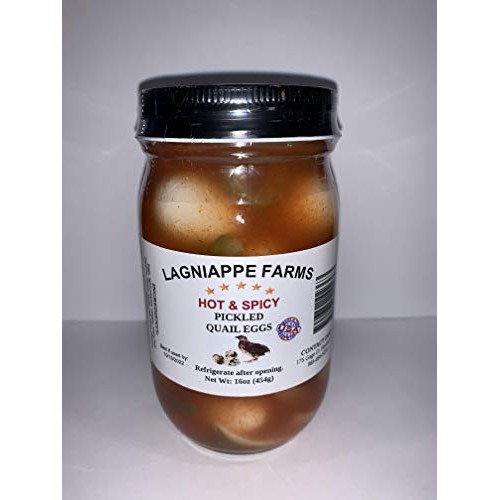 Authentic Cajun Spicy Pickled Quail Eggs